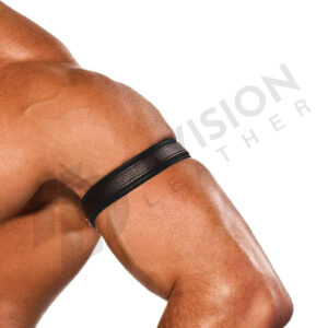 Leather bicep band