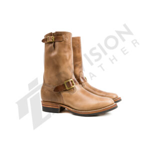 Leather wesco style boots