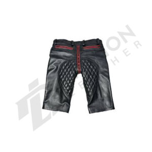 Leather gay shorts