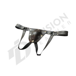 Leather gay jock strap
