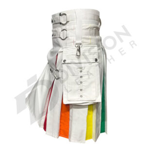 Leather pride kilt