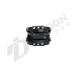 Leather wristband