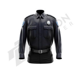 Leather police uniform
