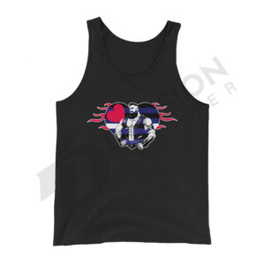 Leather pride sleeveless