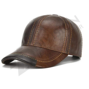 Leather Baseball Cap