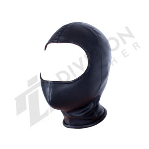 Leather face hood