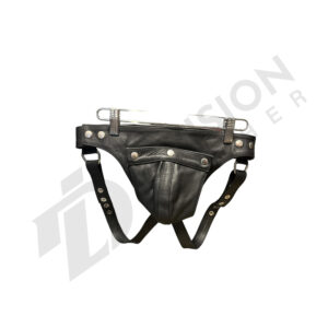 Leather gay jock strap