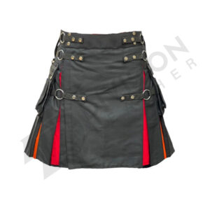Leather pride kilt