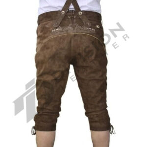 Leather German style pant
