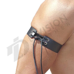 Leather bicep band