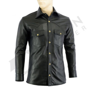 Leather police uniform