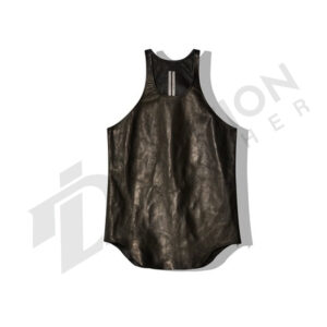 Leather tank top