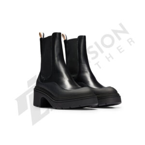 Leather boss boots