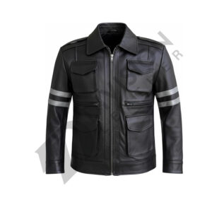 Leather gay Jacket