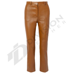 Leather high crotch pant