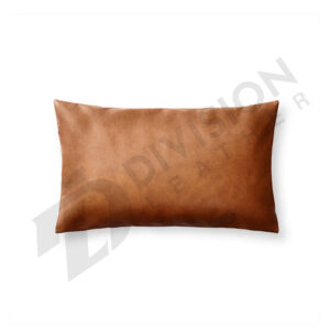 Leather pride pillow