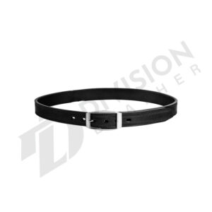 Leather double needle police waist belt