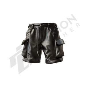 Leather boxer shorts