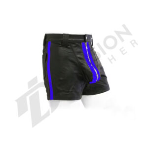 Leather gay shorts