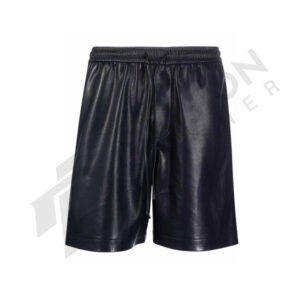 Leather men shorts