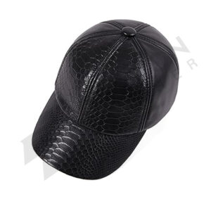 Leather Baseball Cap