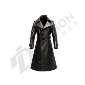 Leather coats men Leather long coat