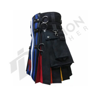 Leather pride kilt
