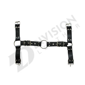 Leather gay neck collar