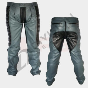 Leather gay style pant