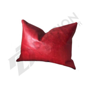 Leather pillow