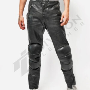 Leather padded smoker pant