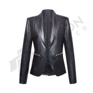 Leather Blazer
