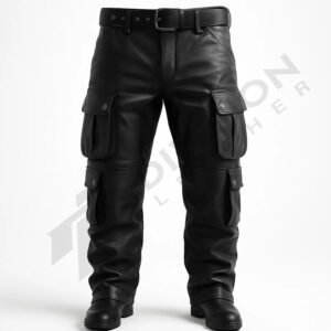 Leather padded smoker pant