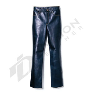 Leather jeans pant