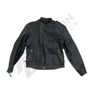 Leather longlists jacket