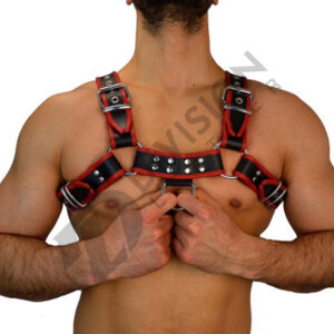Men Leather Body Harness